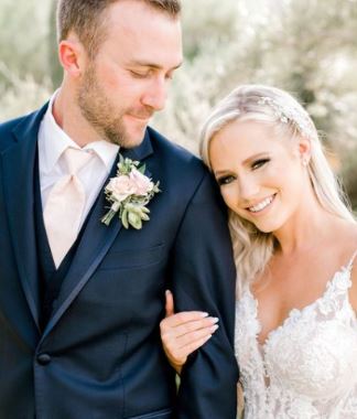 Jessica Tomac and Eli Tomac on their big day